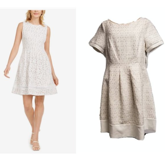 Jessica Howard Dresses & Skirts - J Howard Fit and Flare Floral Lace Dress NWT 16